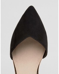 Черные балетки от Asos