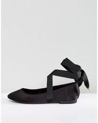 Черные балетки от Asos