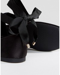 Черные балетки от Asos