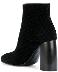 Черные бархатные ботильоны от Stella McCartney