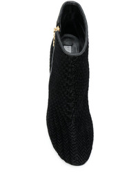 Черные бархатные ботильоны от Stella McCartney