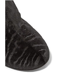 Черные бархатные ботильоны от Stella McCartney