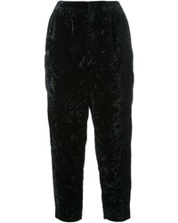 Женские черные бархатные брюки от Le Ciel Bleu