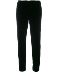 Женские черные бархатные брюки от RED Valentino