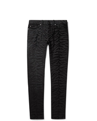 Мужские черные бархатные джинсы от Saint Laurent