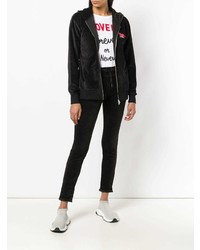 Женские черные бархатные спортивные штаны от Quantum Courage