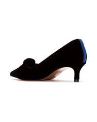 Черные бархатные туфли от Blue Bird Shoes