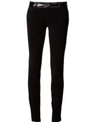 Черные бархатные узкие брюки от Vanessa Bruno