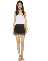 Женские черные бархатные шорты от Sass & Bide