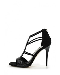 Черные босоножки на каблуке от Anne Michelle