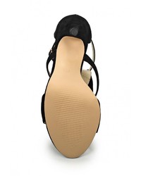 Черные босоножки на каблуке от Anne Michelle