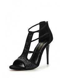 Черные босоножки на каблуке от Anne Michelle
