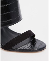 Черные босоножки на каблуке от Asos