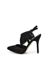 Черные босоножки на каблуке от Blink