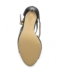 Черные босоножки на каблуке от Catherine