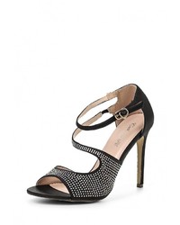 Черные босоножки на каблуке от Catherine