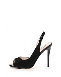 Черные босоножки на каблуке от Elche
