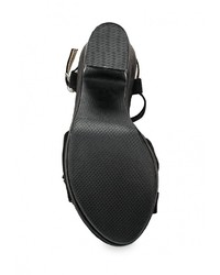 Черные босоножки на каблуке от Ideal