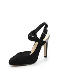 Черные босоножки на каблуке от Laura Valorosa