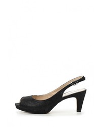 Черные босоножки на каблуке от Lola Blue