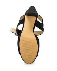 Черные босоножки на каблуке от Lola Blue