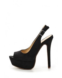 Черные босоножки на каблуке от Malien