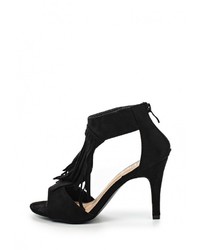Черные босоножки на каблуке от Malien