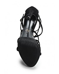 Черные босоножки на каблуке от Nando Muzi