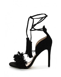 Черные босоножки на каблуке от River Island