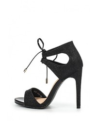 Черные босоножки на каблуке от Stephan