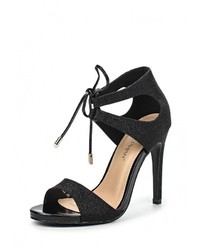 Черные босоножки на каблуке от Stephan