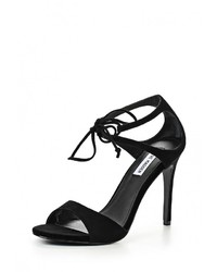 Черные босоножки на каблуке от Steve Madden