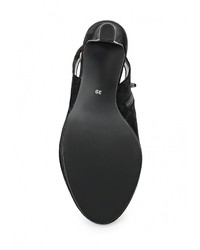 Черные босоножки на каблуке от Versace 19.69