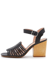 Черные босоножки на каблуке от Madewell