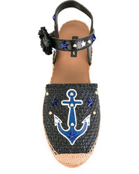 Женские черные босоножки от Dolce & Gabbana