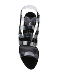 Женские черные босоножки от Aperlaï