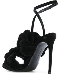 Женские черные босоножки от Marco De Vincenzo