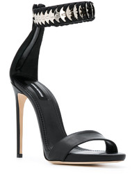 Женские черные босоножки от Dsquared2