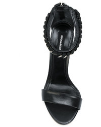 Женские черные босоножки от Dsquared2