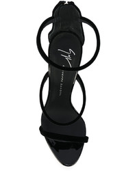 Женские черные босоножки от Giuseppe Zanotti Design