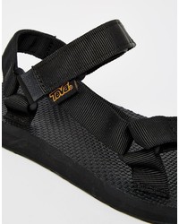 Женские черные босоножки от Teva