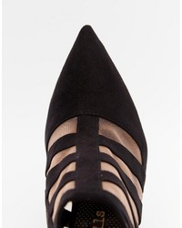 Черные ботильоны в сеточку от Paper Dolls