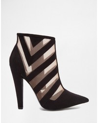 Черные ботильоны в сеточку от Paper Dolls