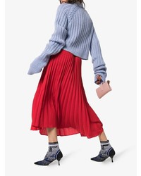 Черные ботильоны на резинке с принтом от Prada