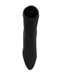 Черные ботильоны на резинке от Giuseppe Zanotti Design