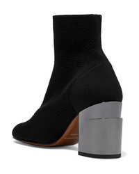 Черные ботильоны на резинке от Clergerie