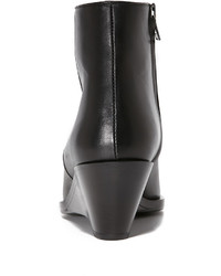 Черные ботильоны на танкетке от Acne Studios