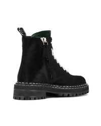 Черные ботильоны на шнуровке от Proenza Schouler