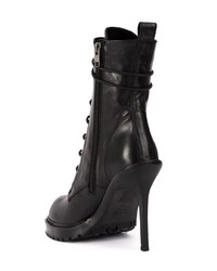 Черные ботильоны на шнуровке от Ann Demeulemeester