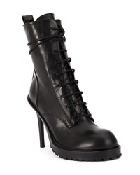 Черные ботильоны на шнуровке от Ann Demeulemeester